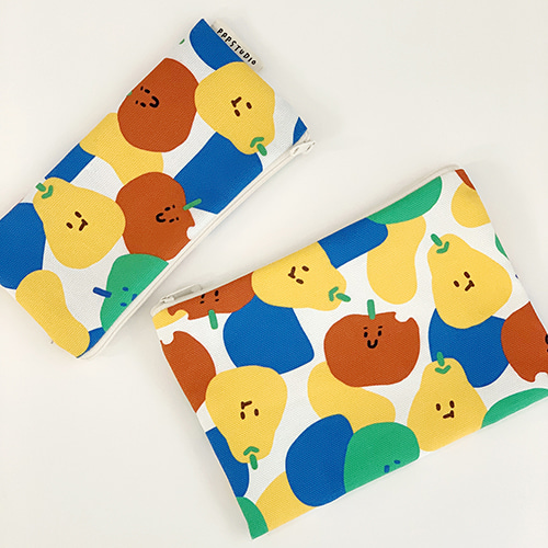 [ppp studio] emotion fruits pouch - 2종 (5차입고)