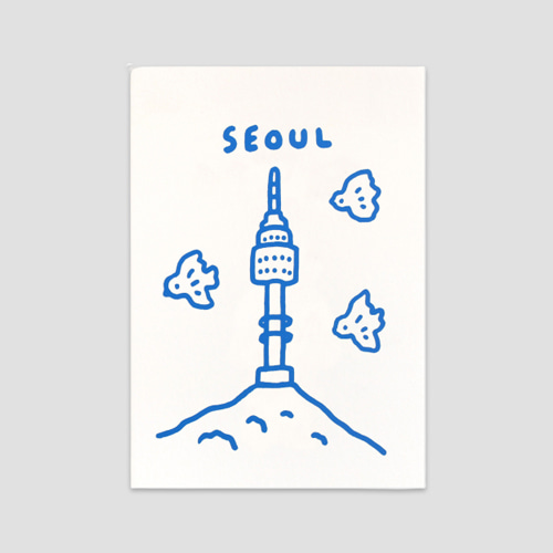 [제로퍼제로] 프레스 카드 - 서울타워