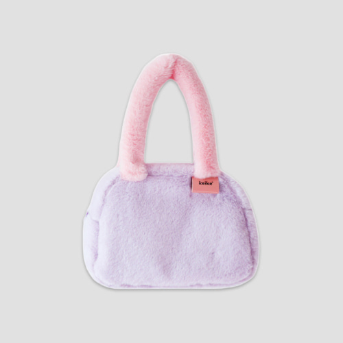 [케이크] mini fur bag - purple