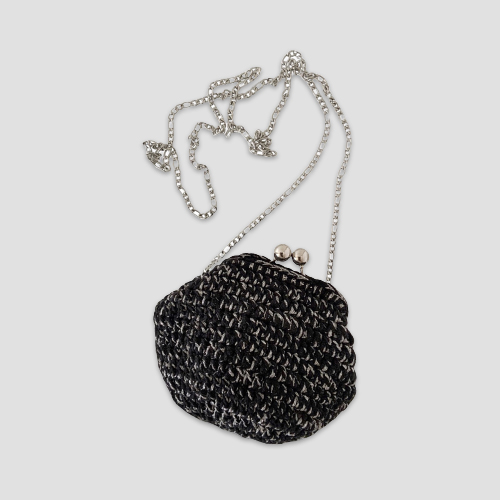 [프롬비] Mini twinkle chain bag (BLACK)